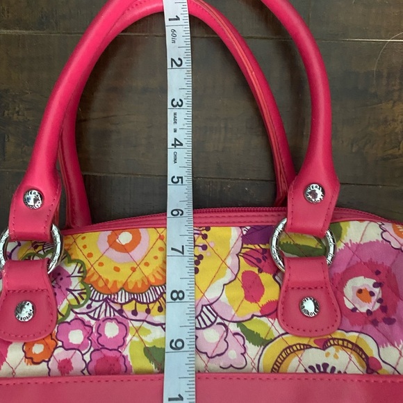 Vera Bradley Mini Loft duffel in clementine - Picture 11 of 16